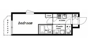 ハーモニーレジデンス清澄白河【4階】の間取り