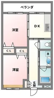 CAFUNA(カフナ)【4階】の間取り