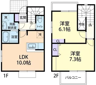 コンフォールIIIの間取り