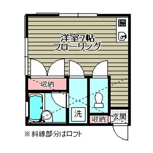 ピュア原町【2階】の間取り