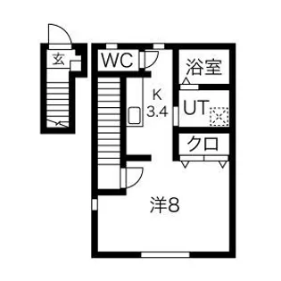 グランドパレス御所橋III【2階】の間取り