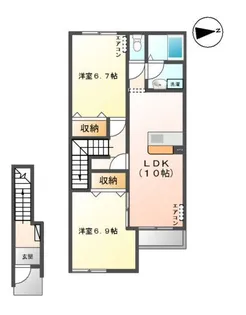 シーマ グランデ【2階】の間取り