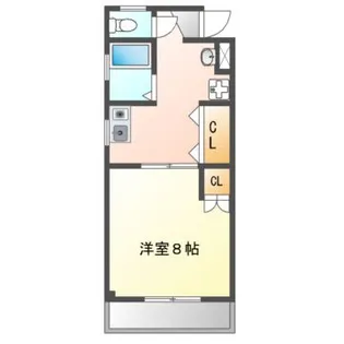 セシール高浜【3階】の間取り