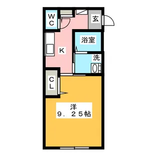 コーラル ウェイブ【1階】の間取り