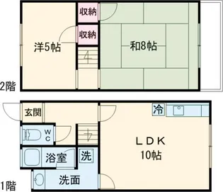 樫木ハイツ2の間取り
