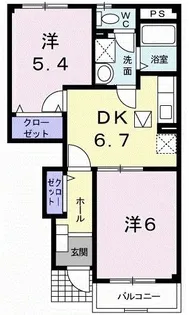 ファーストヒストリーA【1階】の間取り