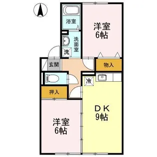 コーポマルタ【2階】の間取り