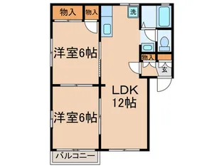 メゾンタキグチ【1階】の間取り