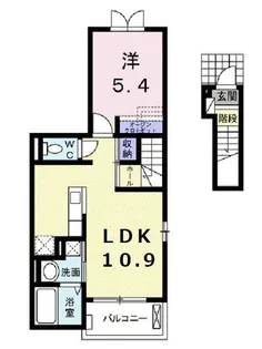 アコルデA【2階】の間取り