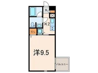 ラ・ヴィ・シャルマン【3階】の間取り