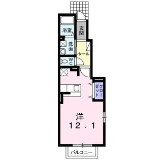 フォレストビューS【1階】の間取り