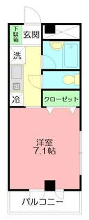 ミレニアム・ヒルズ【2階】の間取り