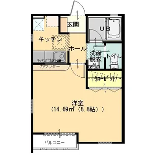 ダンデライオン【1階】の間取り