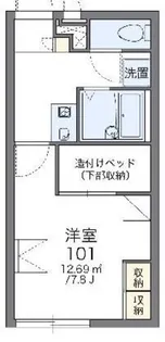 レオパレスポートサイドII【2階】の間取り