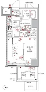クレイシアIDZ浅草【10階】の間取り
