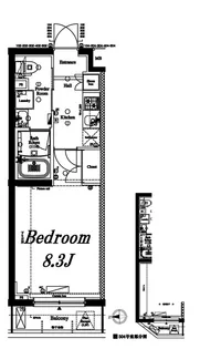 アクサス西巣鴨HY’s【1階】の間取り