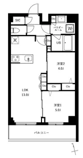 アーバンパーク船堀II【2階】の間取り