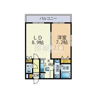 LA Confrto平岸(ラ コンフォルト平岸)【2階】の間取り