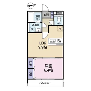 Salon Grace【3階】の間取り