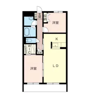 サジタリアC【1階】の間取り