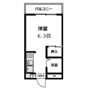 グリーンヒルズ【3階】の間取り