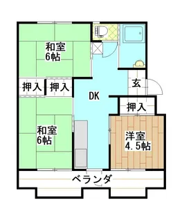 山惣パークレジデンス【4階】の間取り