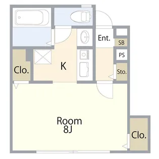 メゾン希II【1階】の間取り