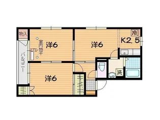 ミューゼヒロ C2【1階】の間取り