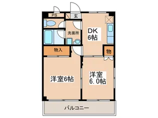 イ-ストキャピタル【5階】の間取り