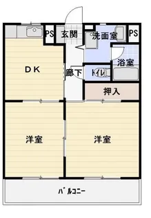 エスペランサII【1階】の間取り
