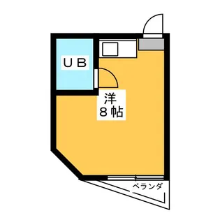 マツバハイツ5【3階】の間取り