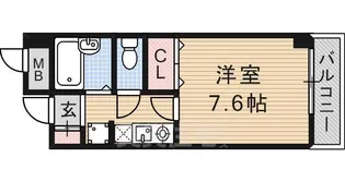 ヴィユーフルーヴ2【1階】の間取り