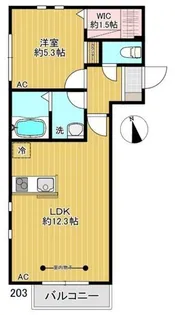 マズルカハウス【2階】の間取り