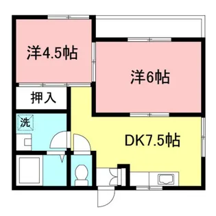 KUレジデンス【2階】の間取り