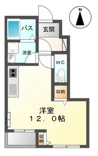 クリザンテーム【1階】の間取り