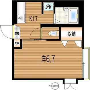 ハイムローゼI【1階】の間取り