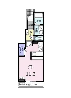 MARSA 旦島【1階】の間取り