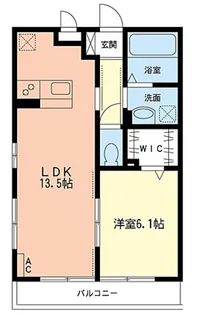 レコルトB【3階】の間取り