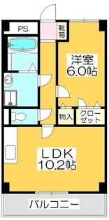 Peace House MIII【2階】の間取り