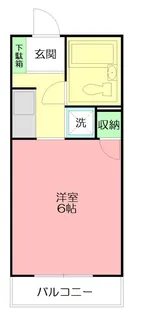 カーサ鶴巻【1階】の間取り