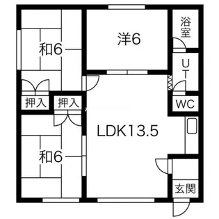サンハイツ【2階】の間取り