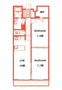 T・シティ六角橋【5階】の間取り