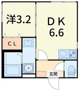 イルレガーロ北小岩【3階】の間取り