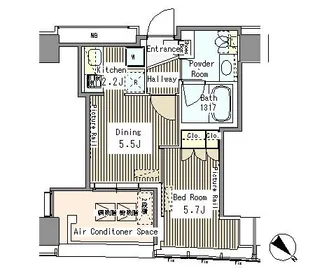 MY TOWER RESIDENCE【12階】の間取り