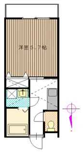プレステージ谷塚II【2階】の間取り