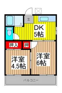 コーポイトウ【1階】の間取り