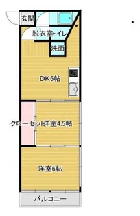 秋葉コーポ【3階】の間取り