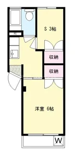 三田豪徳寺コーポ【5階】の間取り