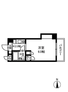 ベルデ中山【4階】の間取り