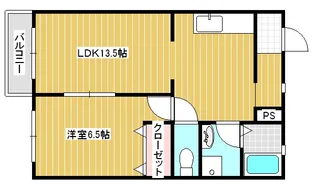 スプリングタイムC【1階】の間取り